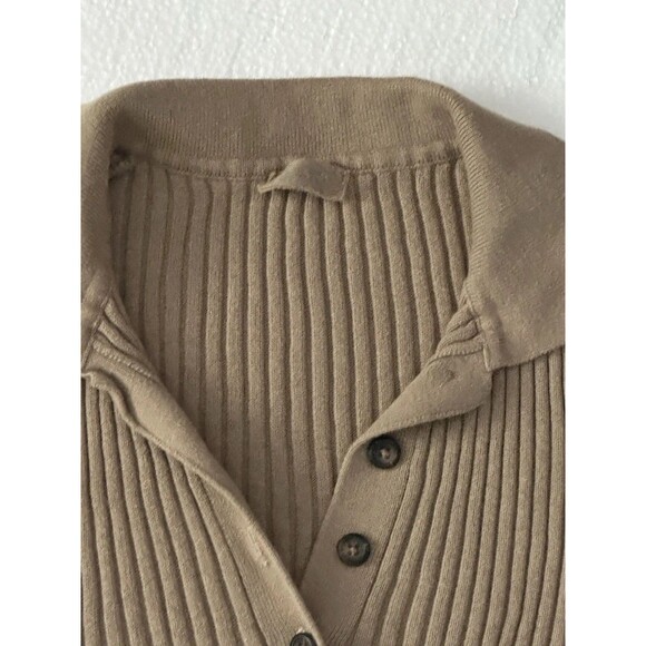 Brandy Melville John Galt Brown Full Tilt Pink Crewneck Sweater Crop Small OS - Picture 2 of 8